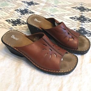 GH Bass leather slip ons